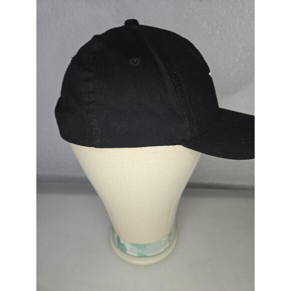 OC Sports Hat Cap Strap Back Black Baseball Solid Adjustable Boys Youth - Picture 4 of 7